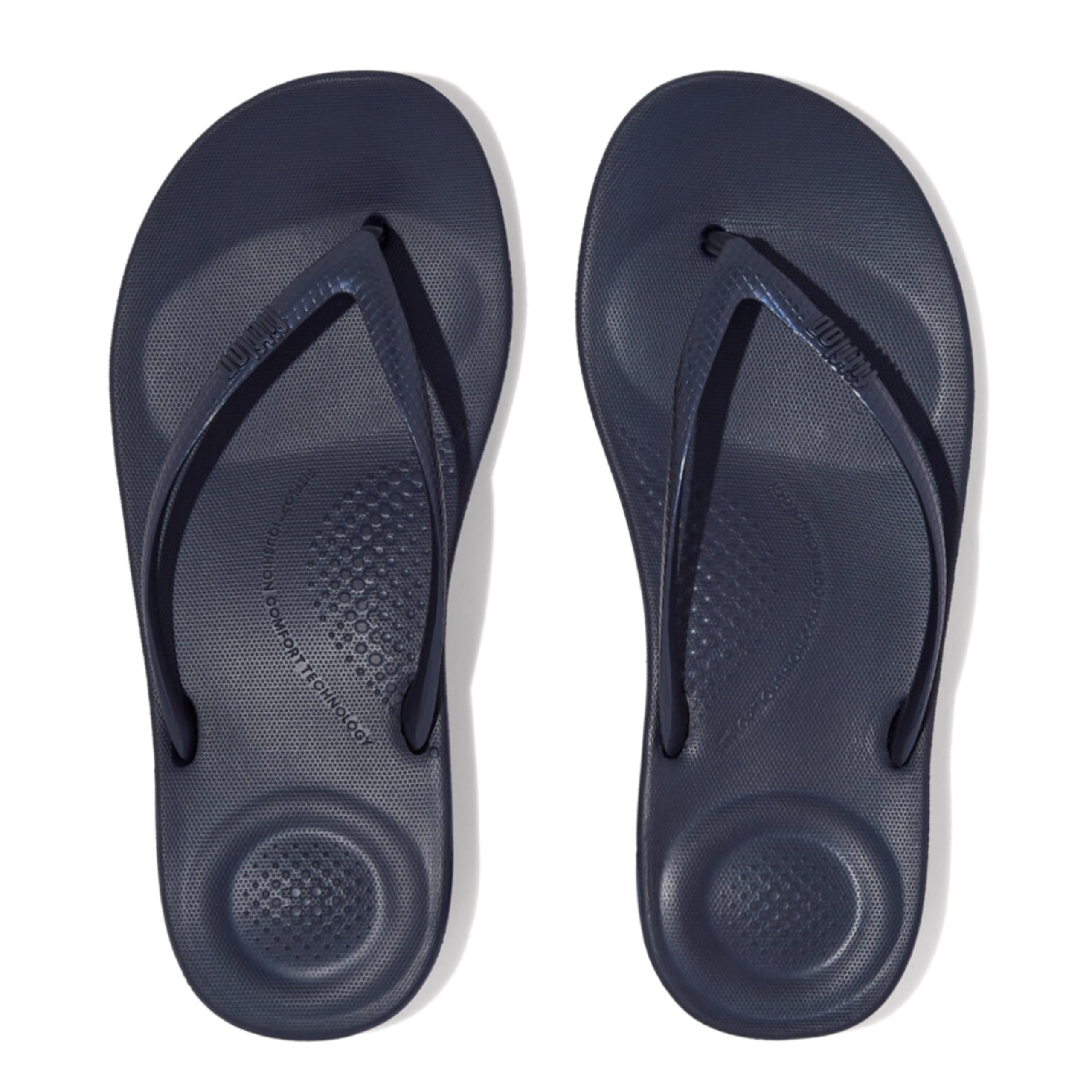 Foto 5 pulgar | Chanclas Fitflop Iqushion Ergonómicas Para Mujer, Color Azul, Talla 6 - Venta Internacional.