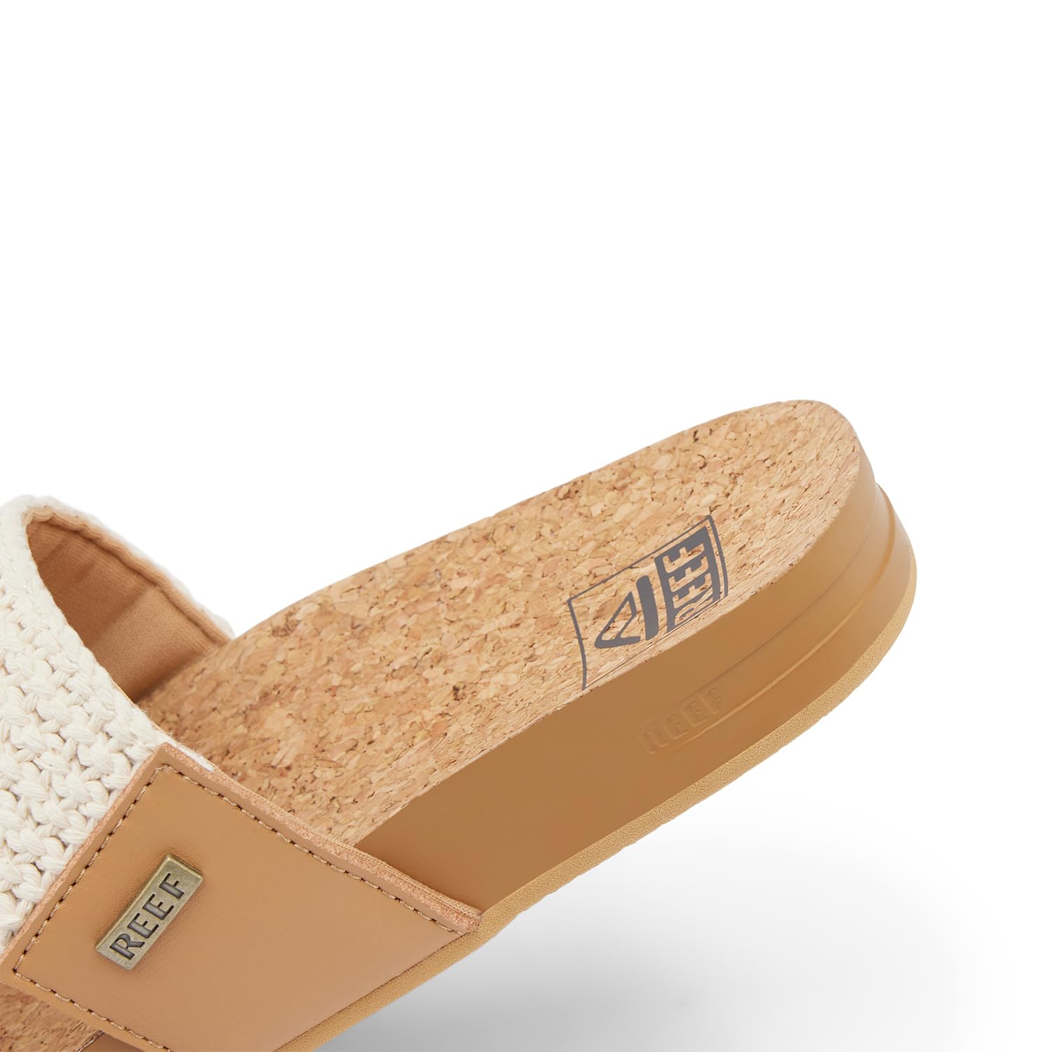 Foto 8 pulgar | Sandalia Slide Reef Cushion Vista De Piel Vegana Para Mujer 9 - Venta Internacional.