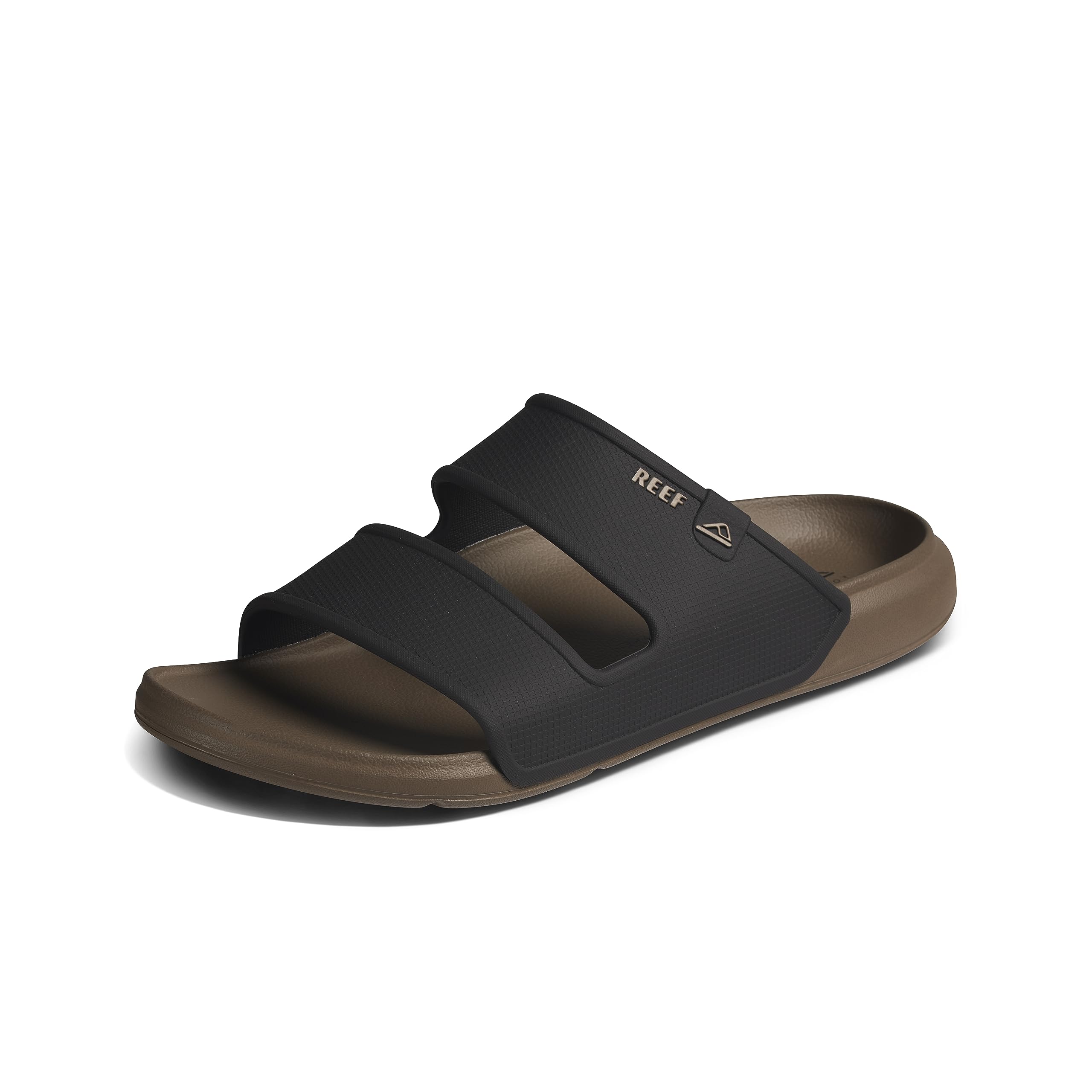 Sandalias Reef Oasis Double Up, Aptas Para Hombre, Aptas Para El Agua, Color Fósil Y Negro - Venta Internacional.