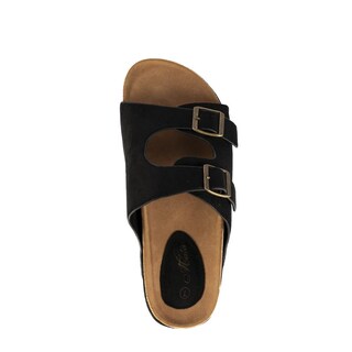 Foto 4 | Sandalia Plataforma Hebilla Doble Para Mujer Walki Anastasia Negro