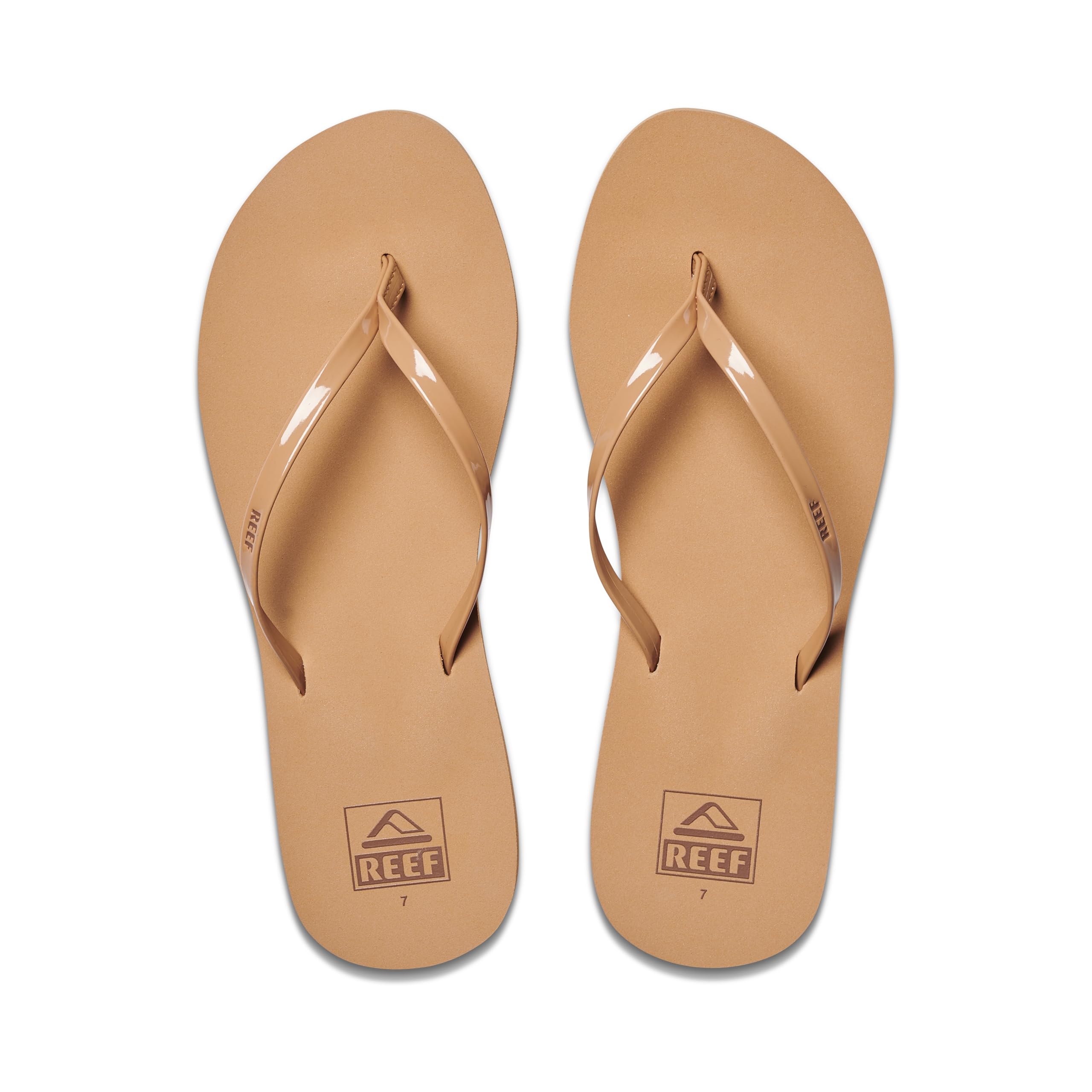 Foto 6 pulgar | Sandalia Reef Bliss Nights Para Mujer, Color Natural, Charol, Talla 7 - Venta Internacional.