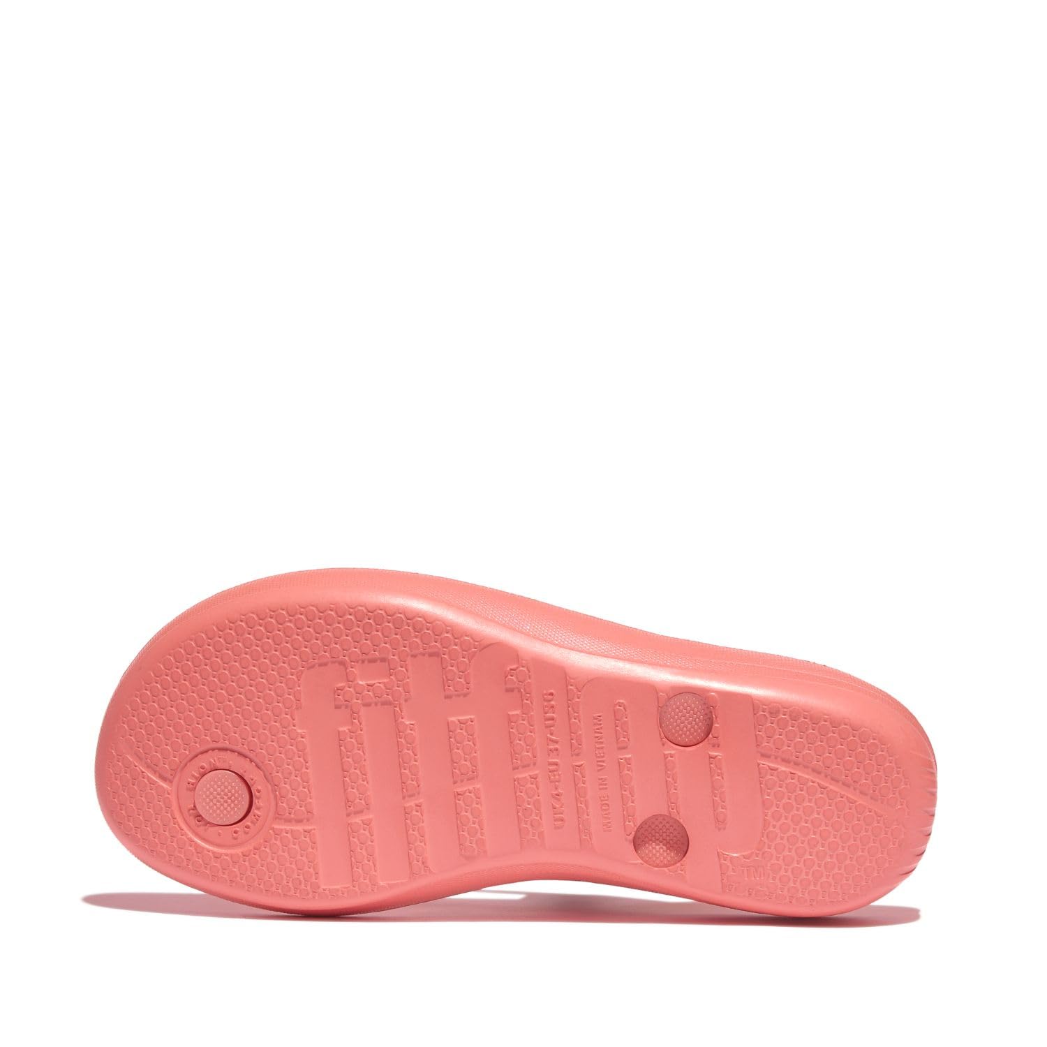 Foto 6 pulgar | Chanclas Fitflop Iqushion Ergonómicas Para Mujer, Color Coral Perlado - Venta Internacional.