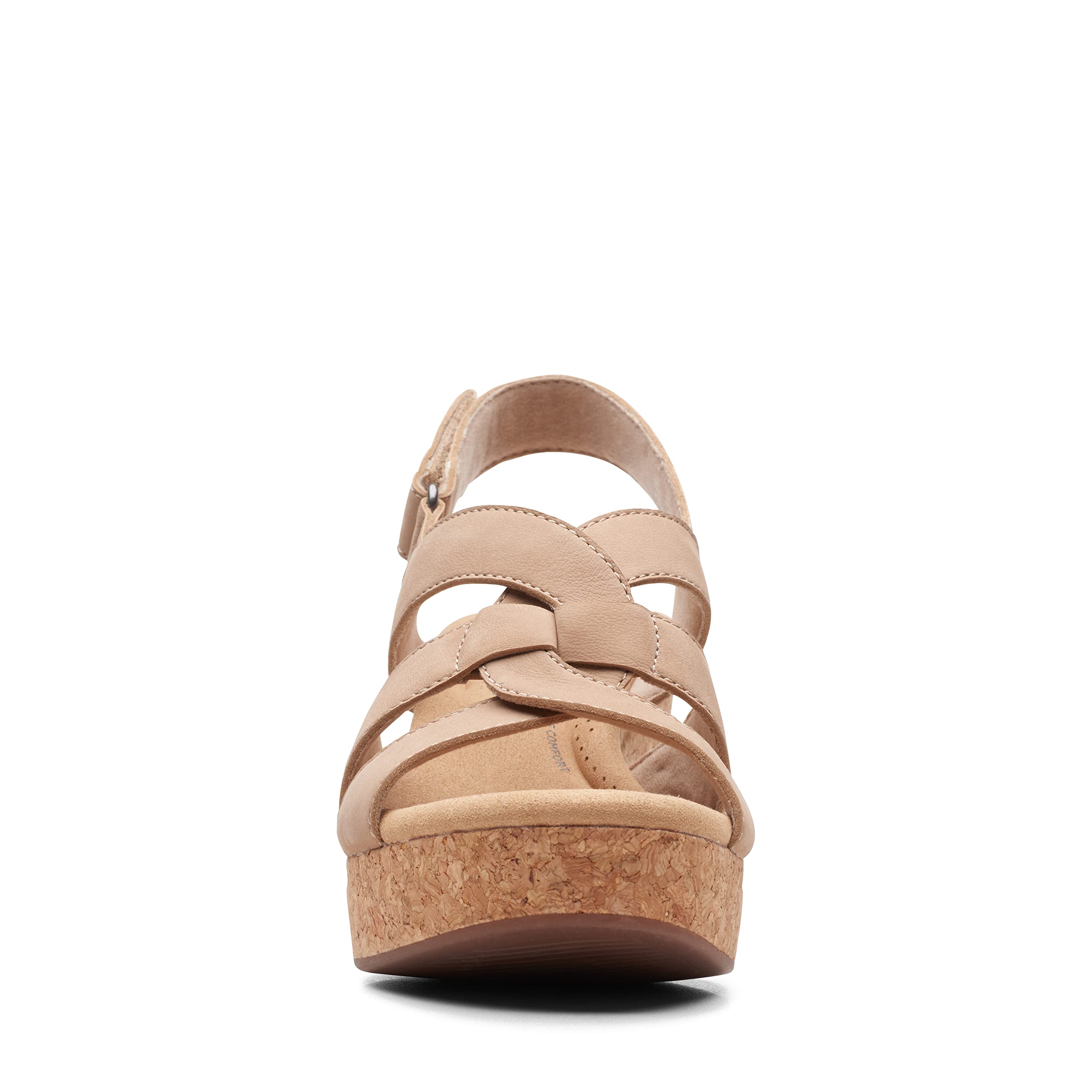 Foto 5 pulgar | Sandalia Clarks Giselle Beach Cuña Para Mujer Sand Nobuck - Venta Internacional.