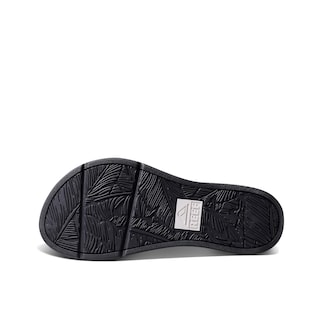 Foto 2 | Sandal Reef Santa Ana Para Mujer, Piel Vegana, Color Blanco Y Negro, 6 - Venta Internacional.