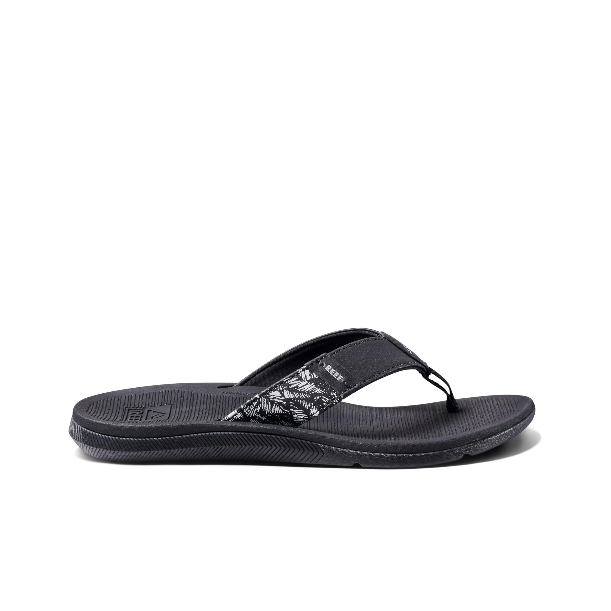 Foto 4 pulgar | Sandal Reef Santa Ana Para Mujer, Piel Vegana, Color Blanco Y Negro, 6 - Venta Internacional.
