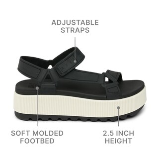 Foto 3 | Sandalia Reef Water Rem Higher Para Mujer Negra Vintage - 7 - Venta Internacional.