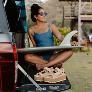 Foto 7 | Sandalia Reef Water Rem Higher Para Mujer Negra Vintage - 7 - Venta Internacional.