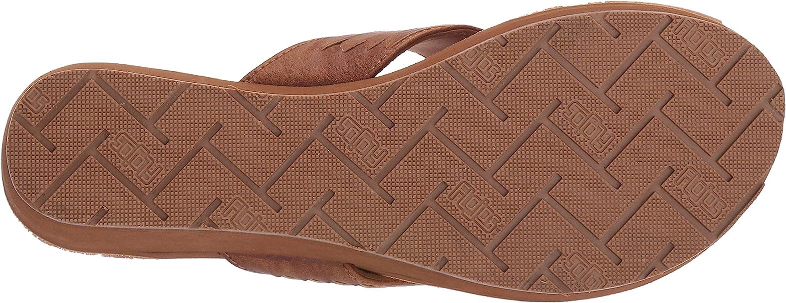 Foto 6 pulgar | Chancletas Flojos Jess Para Mujer, Color Canela, 3 Cm, Talla 6 - Venta Internacional.