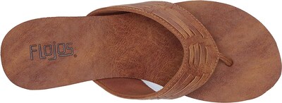 Foto 6 | Chancletas Flojos Jess Para Mujer, Color Canela, 3 Cm, Talla 6 - Venta Internacional.