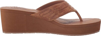Foto 7 | Chancletas Flojos Jess Para Mujer, Color Canela, 3 Cm, Talla 6 - Venta Internacional.
