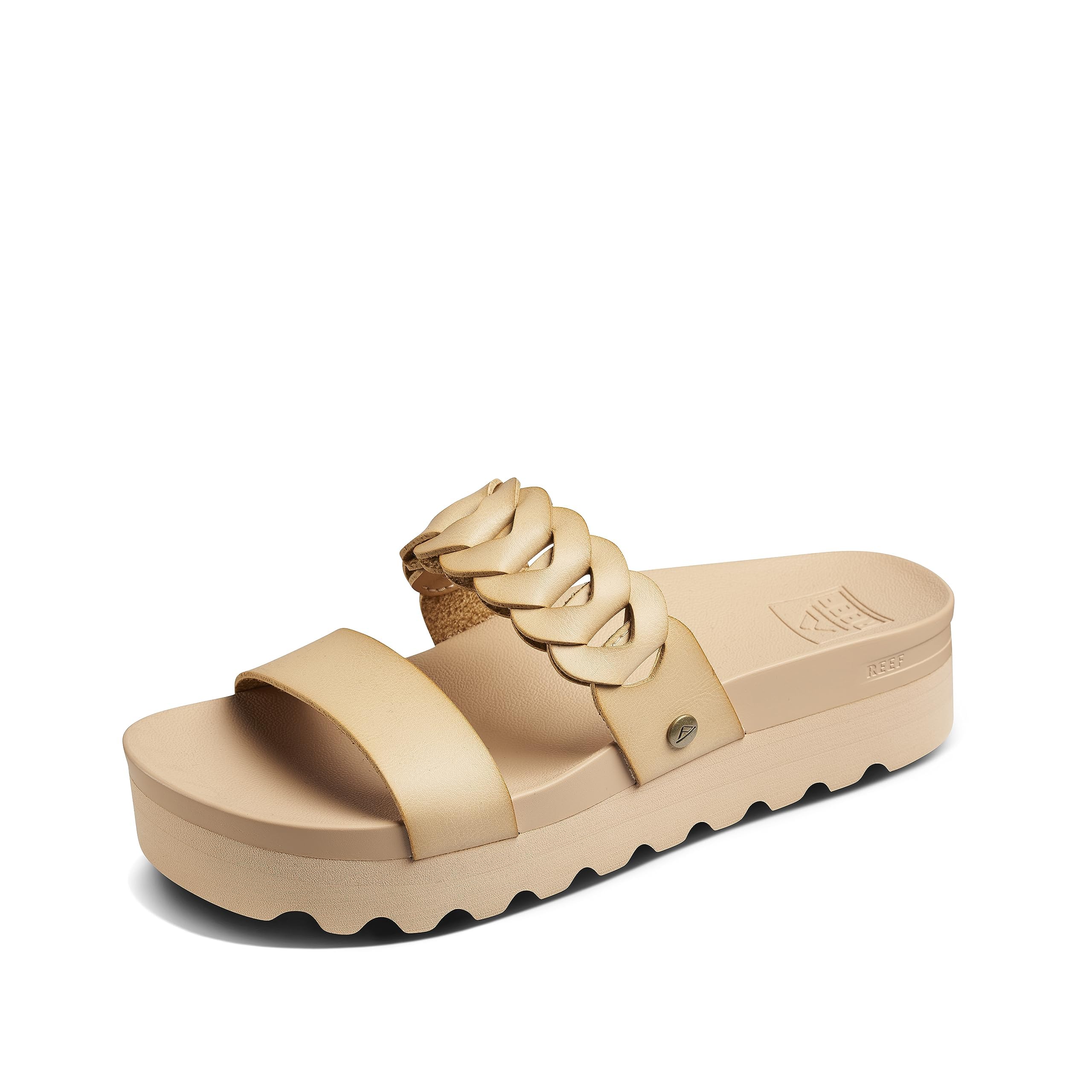 Sandal Reef Cushion Vista Hi Twist Seashell Para Mujer - Venta Internacional.