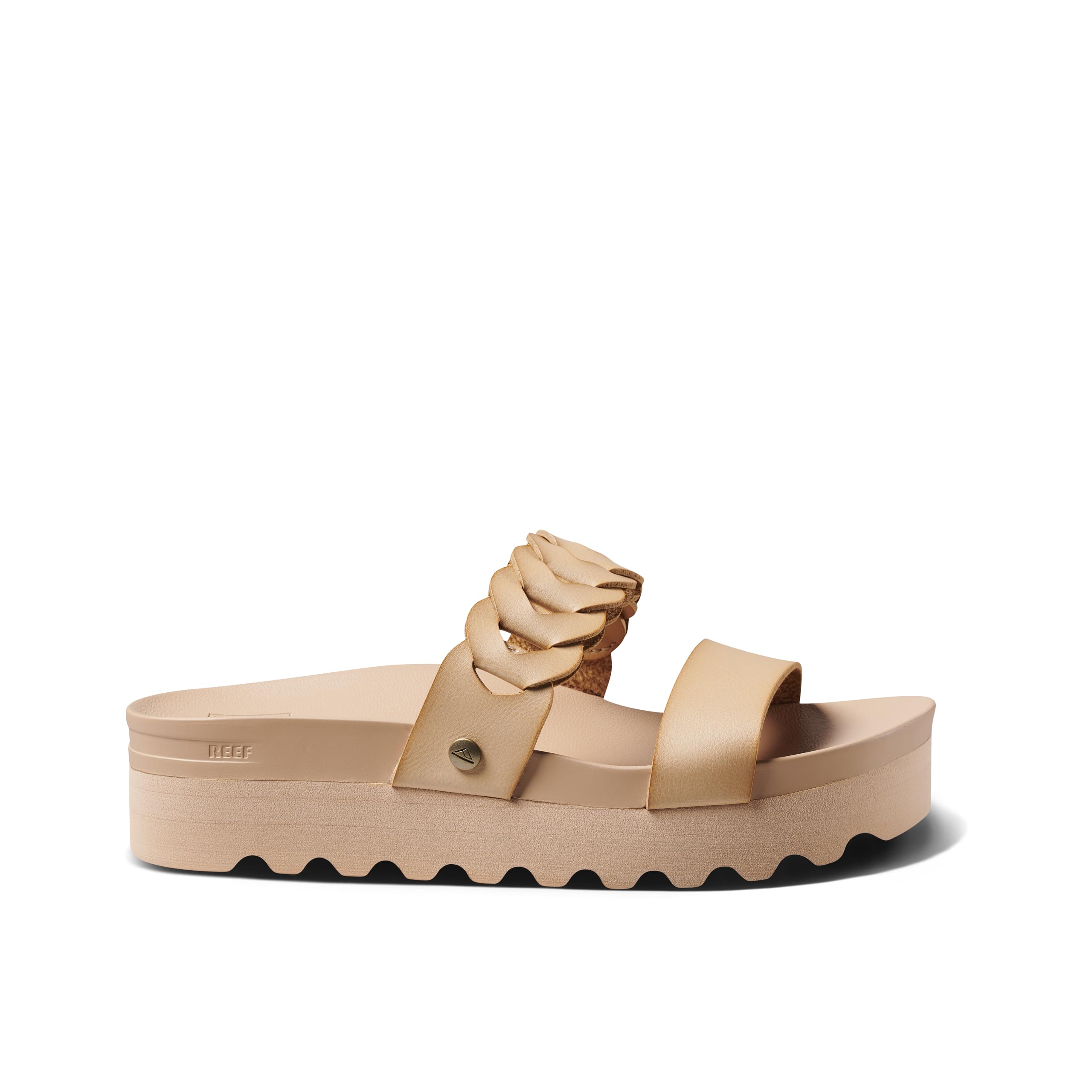 Foto 3 | Sandal Reef Cushion Vista Hi Twist Seashell Para Mujer - Venta Internacional.