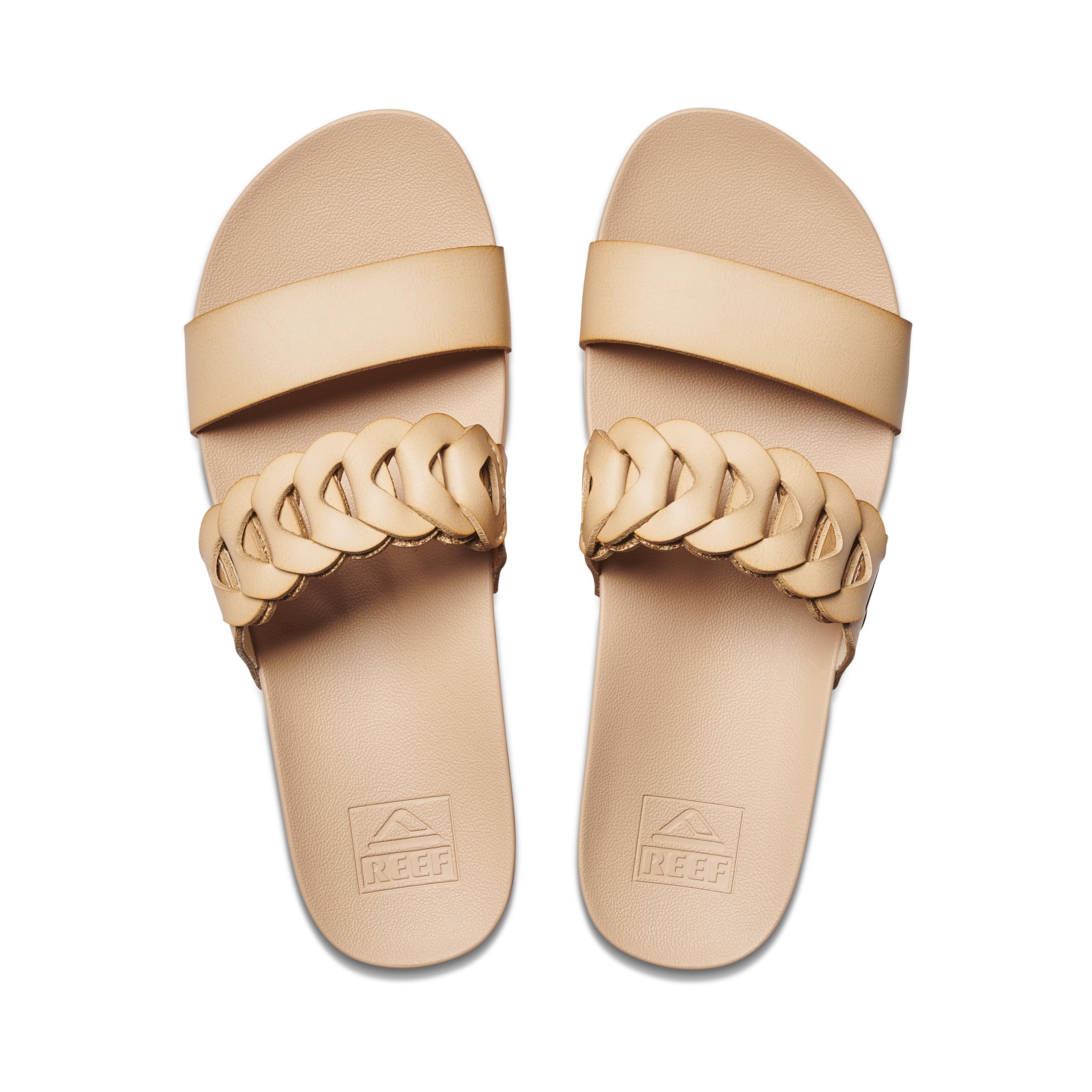 Foto 4 | Sandal Reef Cushion Vista Hi Twist Seashell Para Mujer - Venta Internacional.