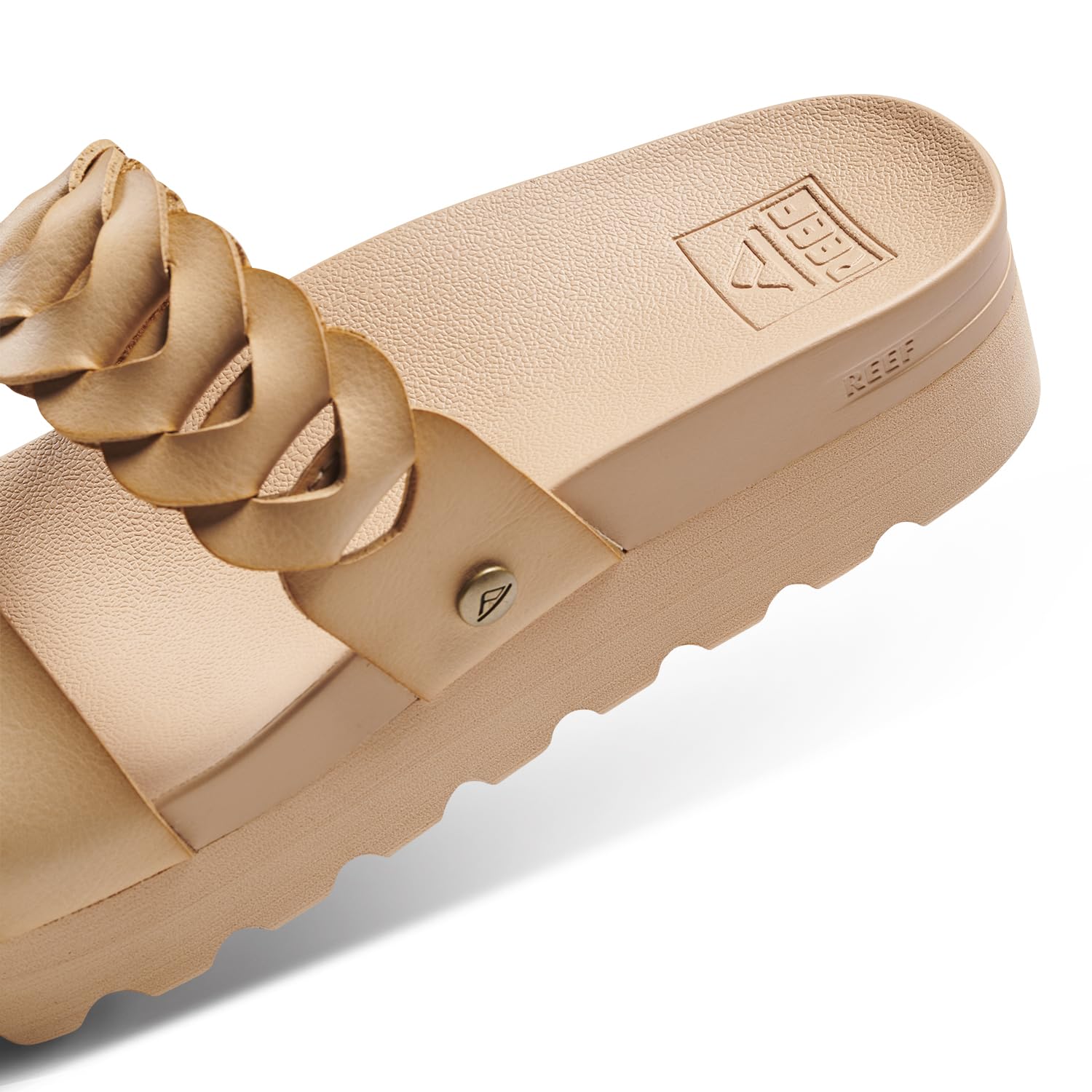 Foto 6 | Sandal Reef Cushion Vista Hi Twist Seashell Para Mujer - Venta Internacional.