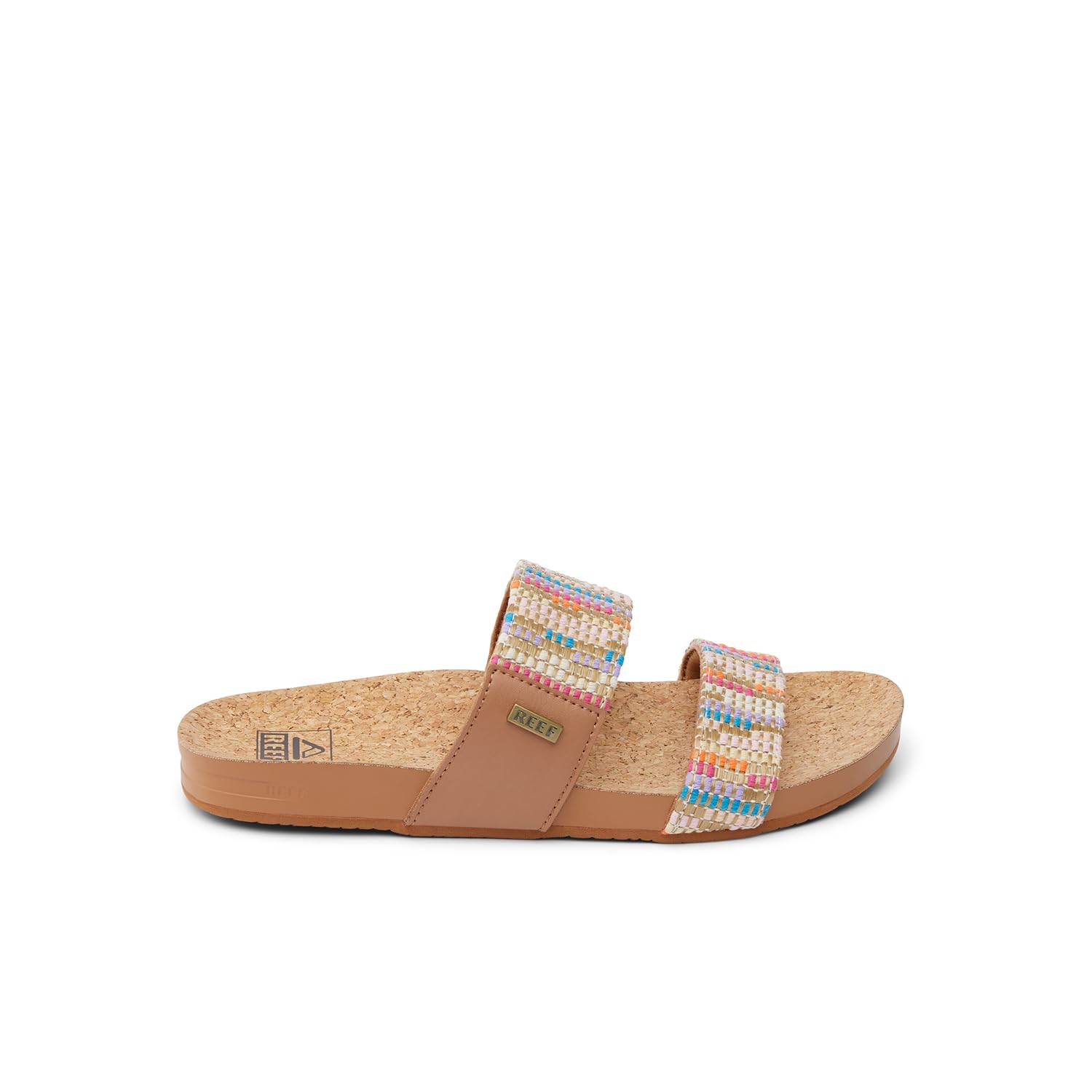 Foto 4 pulgar | Sandalia Slide Reef Cushion Vista De Piel Vegana Para Mujer 7.5us - Venta Internacional.