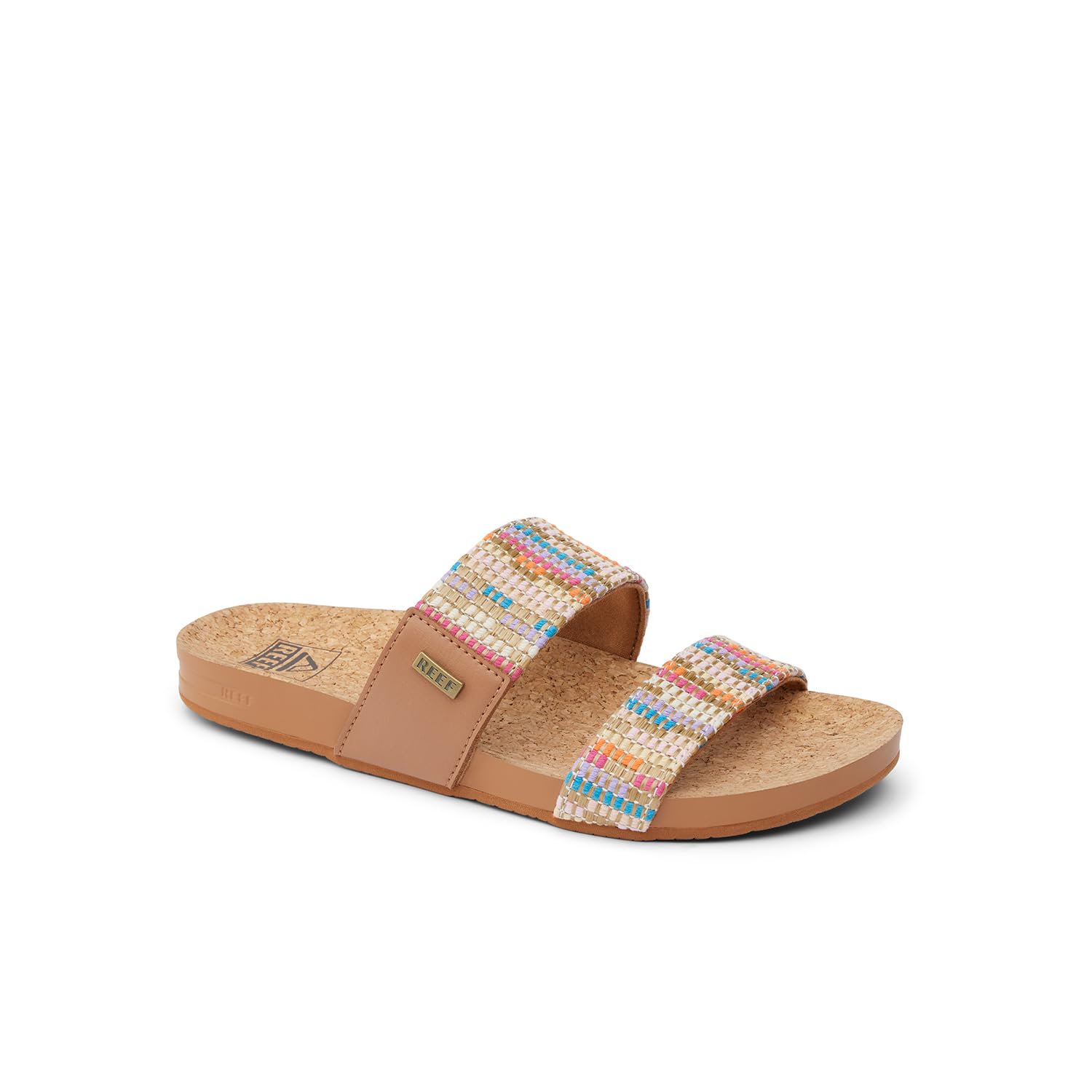 Foto 6 pulgar | Sandalia Slide Reef Cushion Vista De Piel Vegana Para Mujer 7.5us - Venta Internacional.
