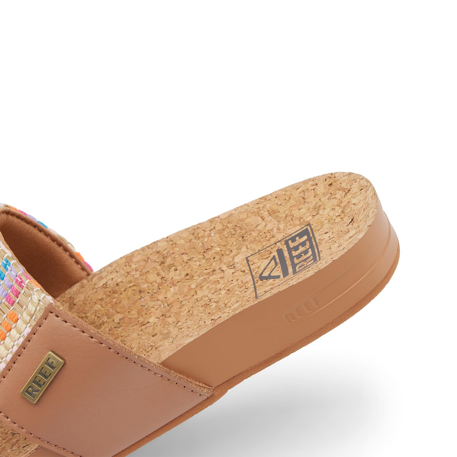 Foto 8 pulgar | Sandalia Slide Reef Cushion Vista De Piel Vegana Para Mujer 7.5us - Venta Internacional.