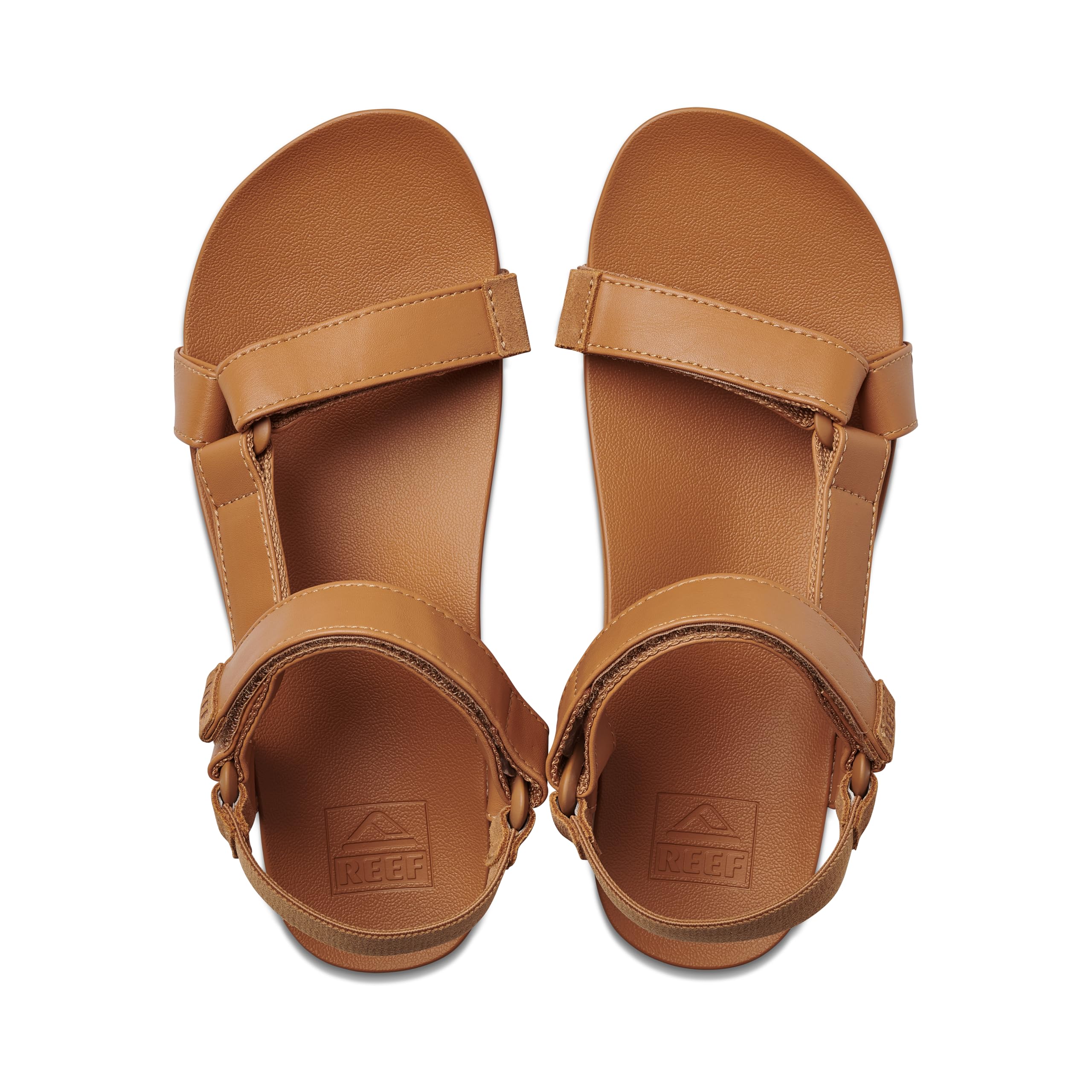 Foto 5 pulgar | Sandalia Reef Cushion Rem Hi Para Mujer, Piel Vegana, Color Coñac, 9 - Venta Internacional.