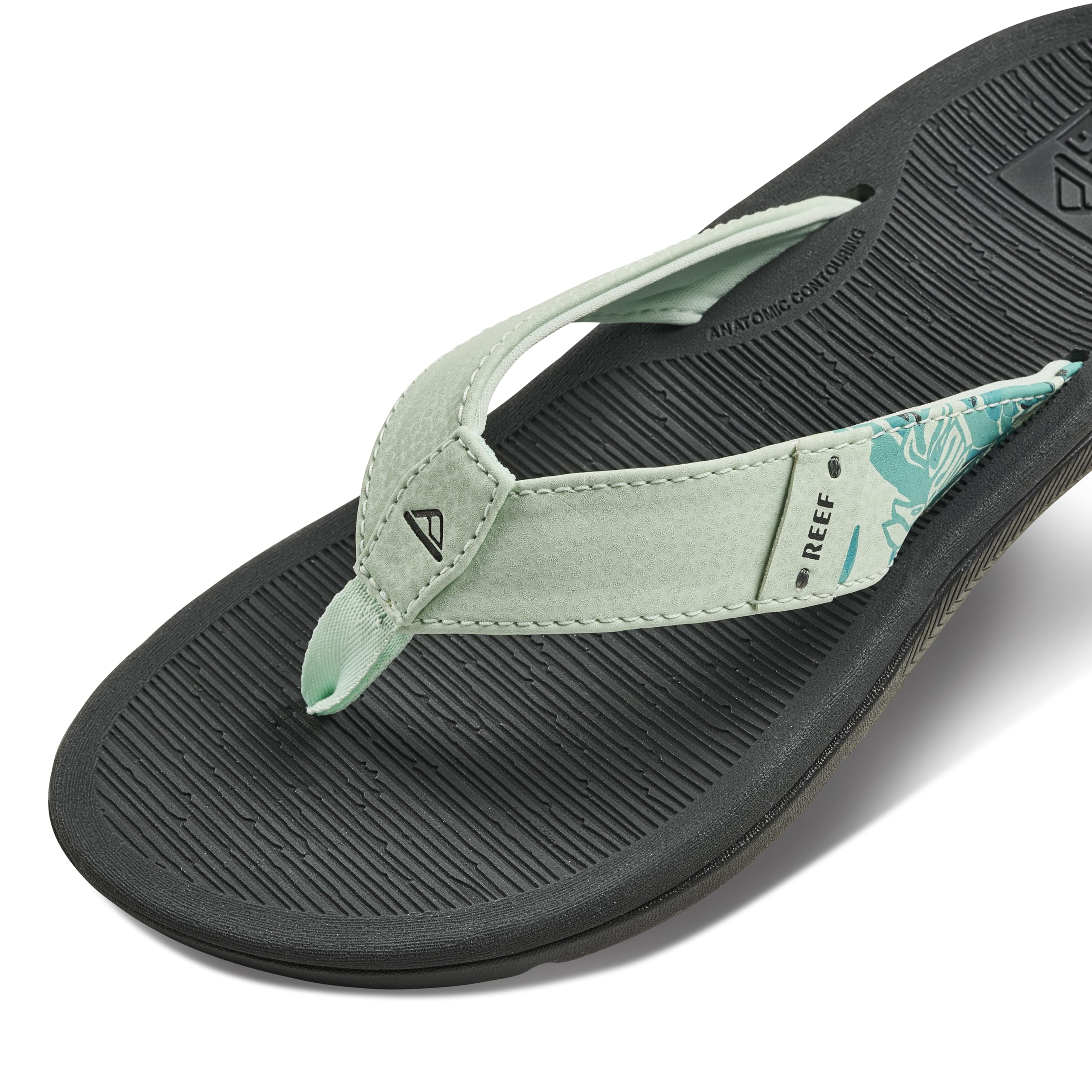 Foto 7 pulgar | Flip-flop Reef Santa Ana Para Mujer, Piel Vegana, Color Menta, Color Menta, 8us - Venta Internacional.