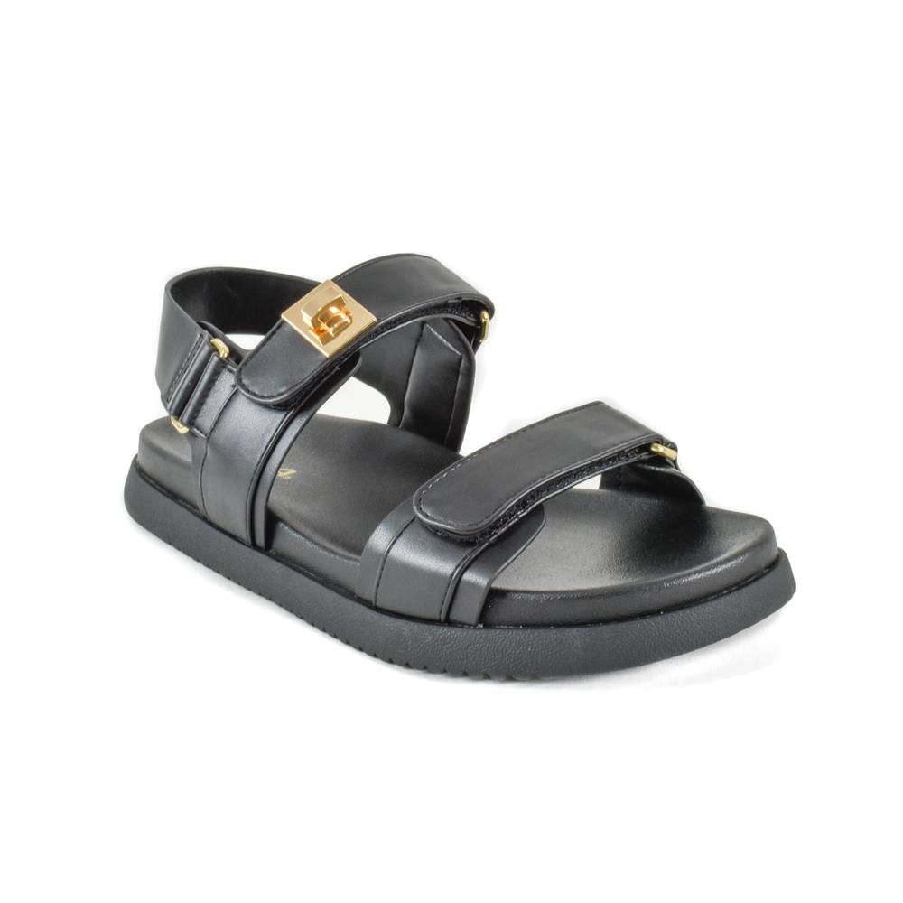 Foto 4 pulgar | Sandalia Confort Casual Plataforma Para Dama Walki Cobber Negro