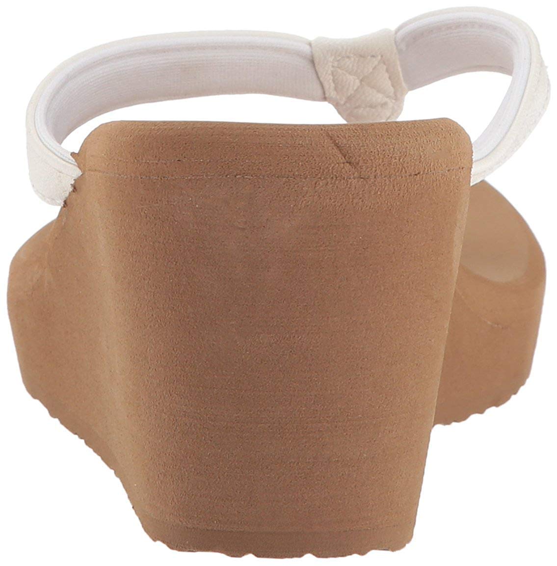 Foto 5 pulgar | Chancletas Flojos Olivia Para Mujer, Blanco/bronceado, Talla 6 - Venta Internacional.