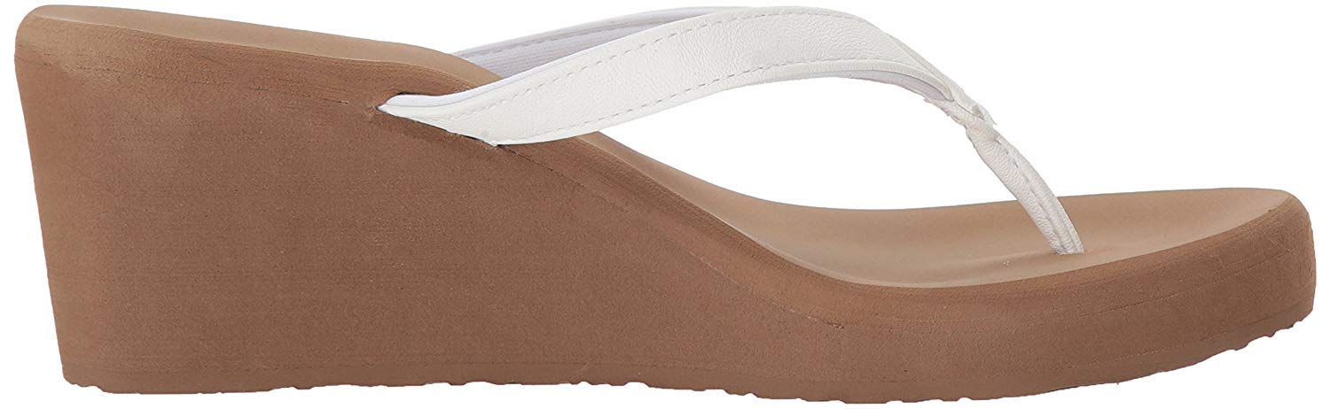 Foto 8 pulgar | Chancletas Flojos Olivia Para Mujer, Blanco/bronceado, Talla 6 - Venta Internacional.