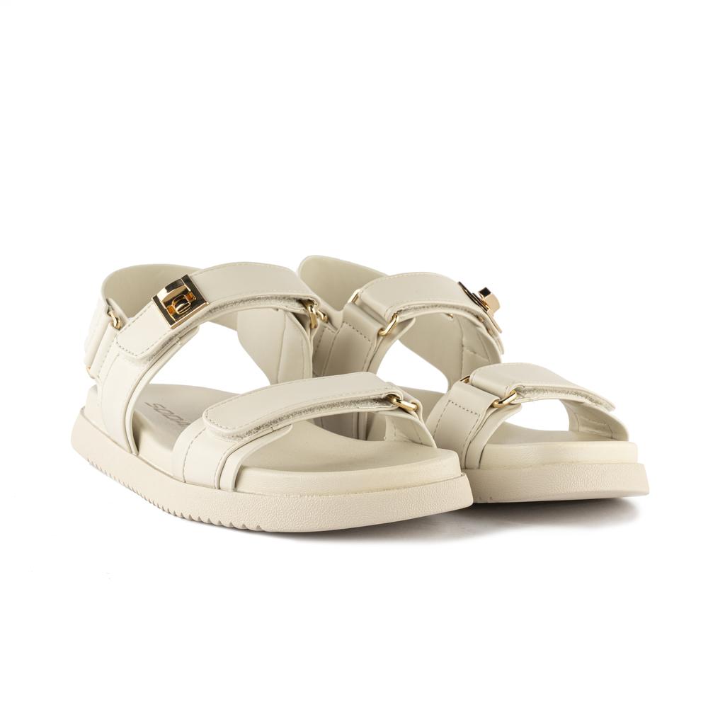 Foto 3 pulgar | Sandalia Confort Casual Plataforma Para Dama Walki Cobber Beige