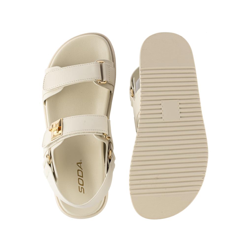 Foto 5 pulgar | Sandalia Confort Casual Plataforma Para Dama Walki Cobber Beige