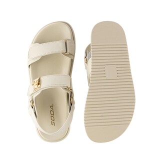 Foto 4 | Sandalia Confort Casual Plataforma Para Dama Walki Cobber Beige