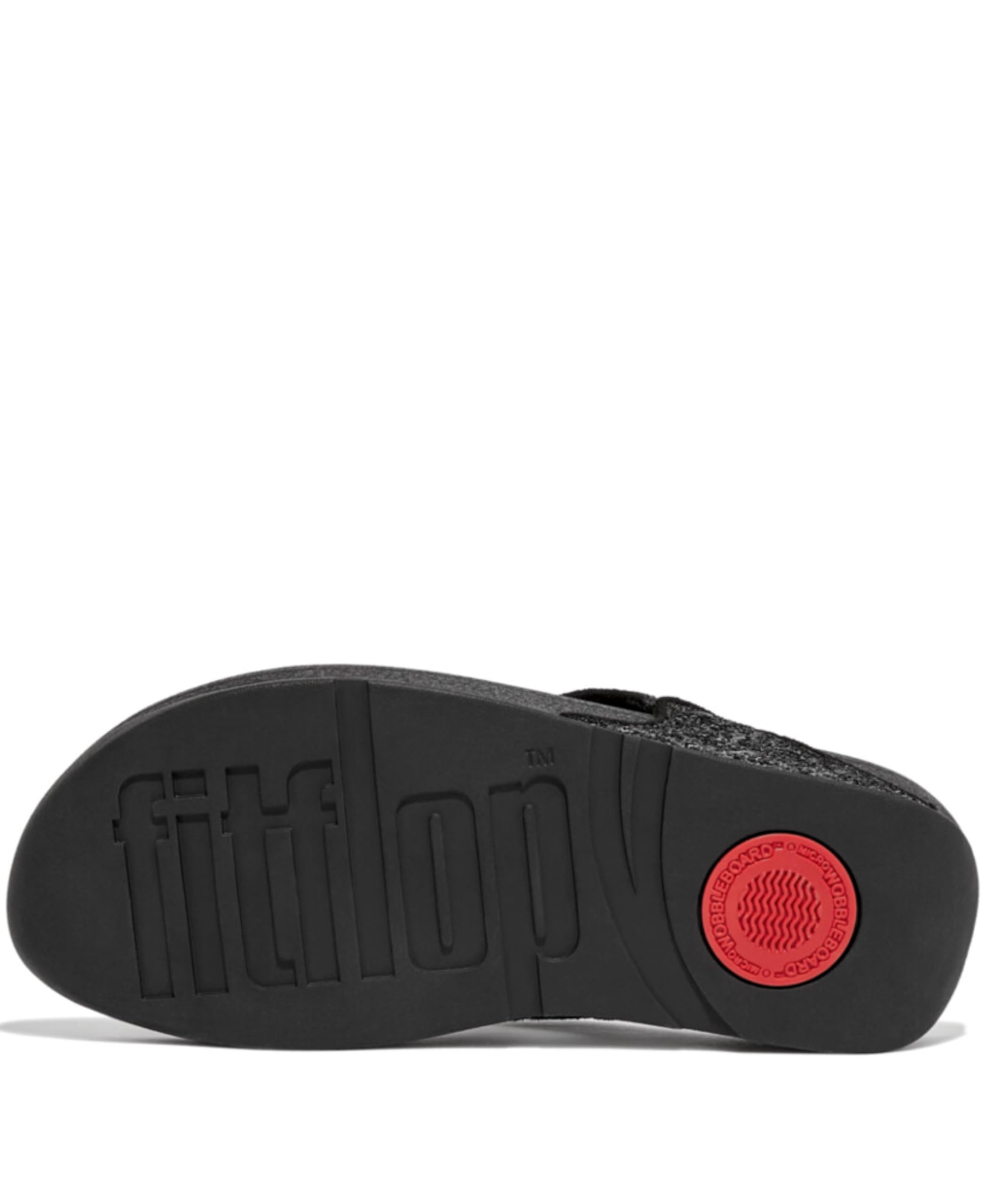 Foto 5 pulgar | Flip-flop Fitflop Para Mujer Con Purpurina Negra, Talla 6 - Venta Internacional.