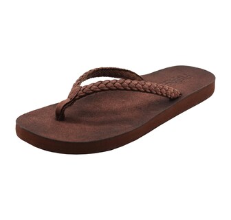 Foto 1 | Sandalias Flojos Sky Para Mujer, Color Marrón Chocolate, Talla 11 - Venta Internacional.
