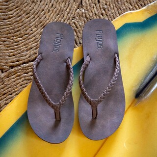 Foto 4 | Sandalias Flojos Sky Para Mujer, Color Marrón Chocolate, Talla 11 - Venta Internacional.