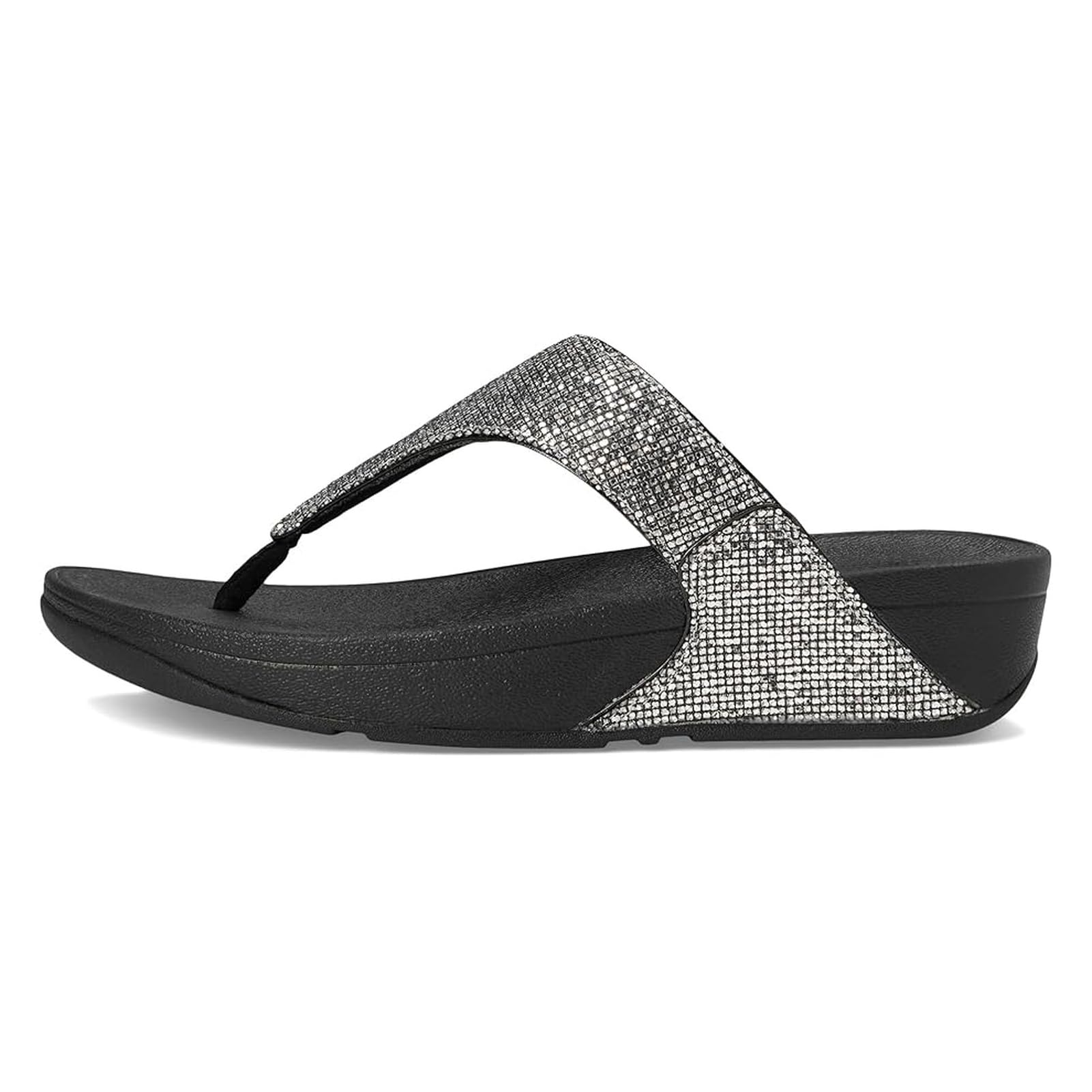 Sandalia Flip Flop Fitflop Para Mujer, Plateada, Talla 7 - Venta Internacional.