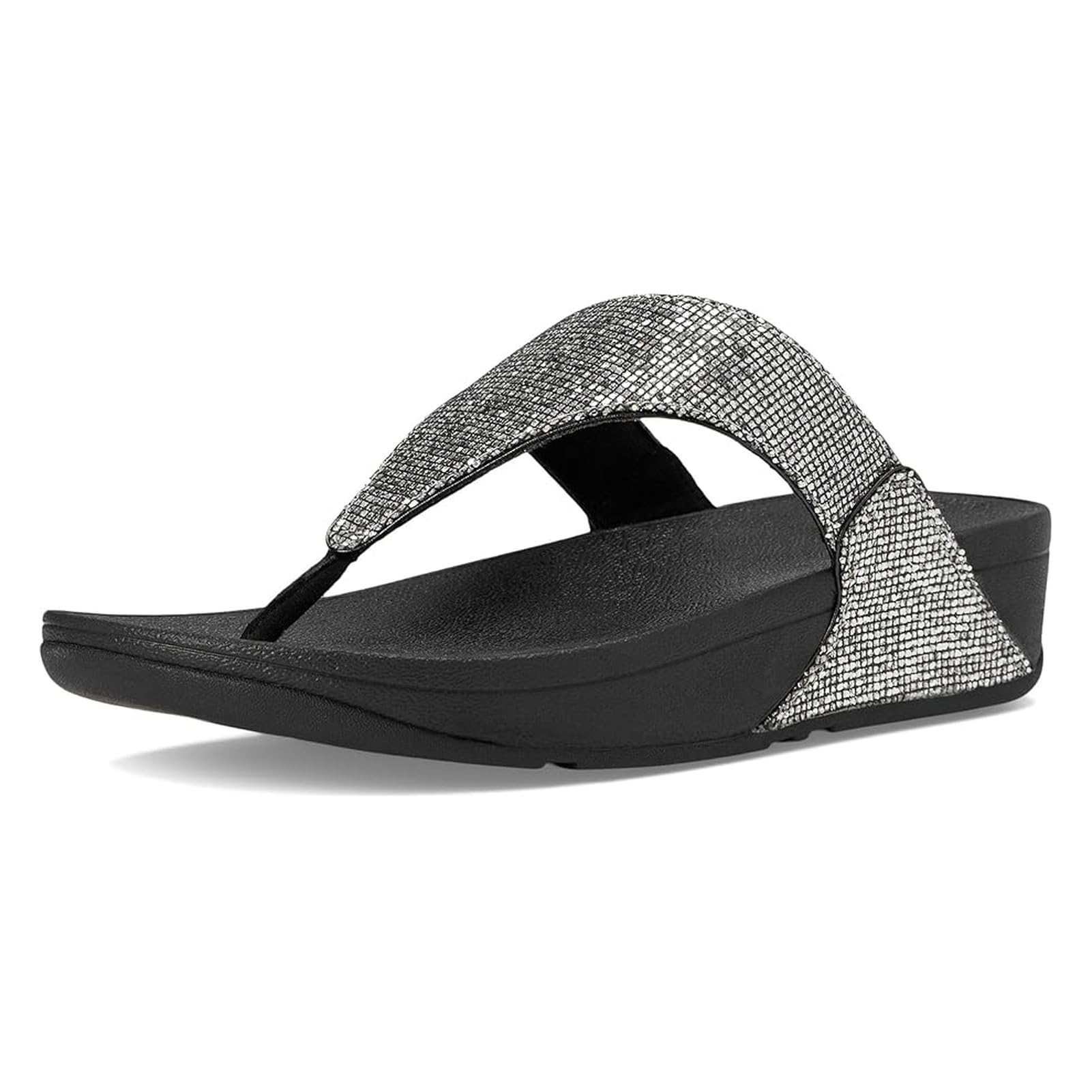 Foto 3 pulgar | Sandalia Flip Flop Fitflop Para Mujer, Plateada, Talla 7 - Venta Internacional.