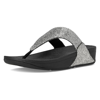 Foto 2 | Sandalia Flip Flop Fitflop Para Mujer, Plateada, Talla 7 - Venta Internacional.