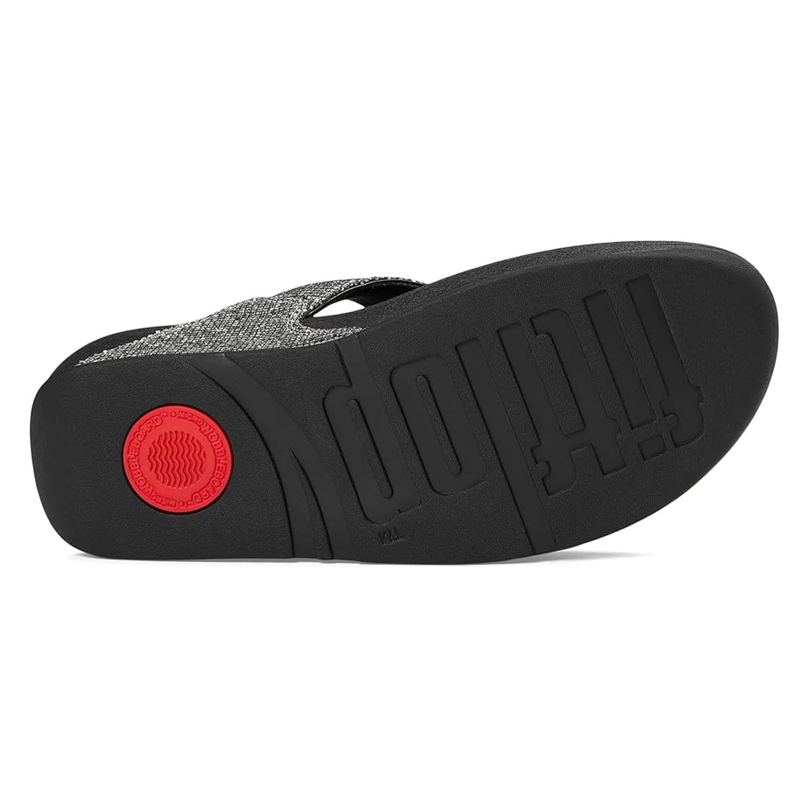 Foto 7 pulgar | Sandalia Flip Flop Fitflop Para Mujer, Plateada, Talla 7 - Venta Internacional.