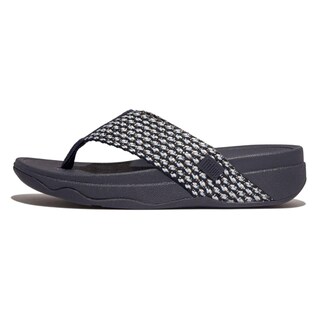 Foto 1 | Sandalias Fitflop Surfa Con Correas Multitonos, Puntera, Cuña, Para Mujer - Venta Internacional.