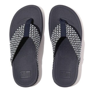 Foto 2 | Sandalias Fitflop Surfa Con Correas Multitonos, Puntera, Cuña, Para Mujer - Venta Internacional.