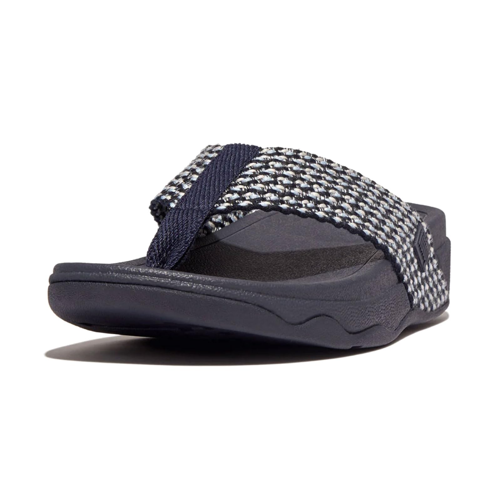 Foto 4 | Sandalias Fitflop Surfa Con Correas Multitonos, Puntera, Cuña, Para Mujer - Venta Internacional.