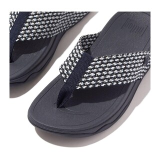 Foto 5 | Sandalias Fitflop Surfa Con Correas Multitonos, Puntera, Cuña, Para Mujer - Venta Internacional.