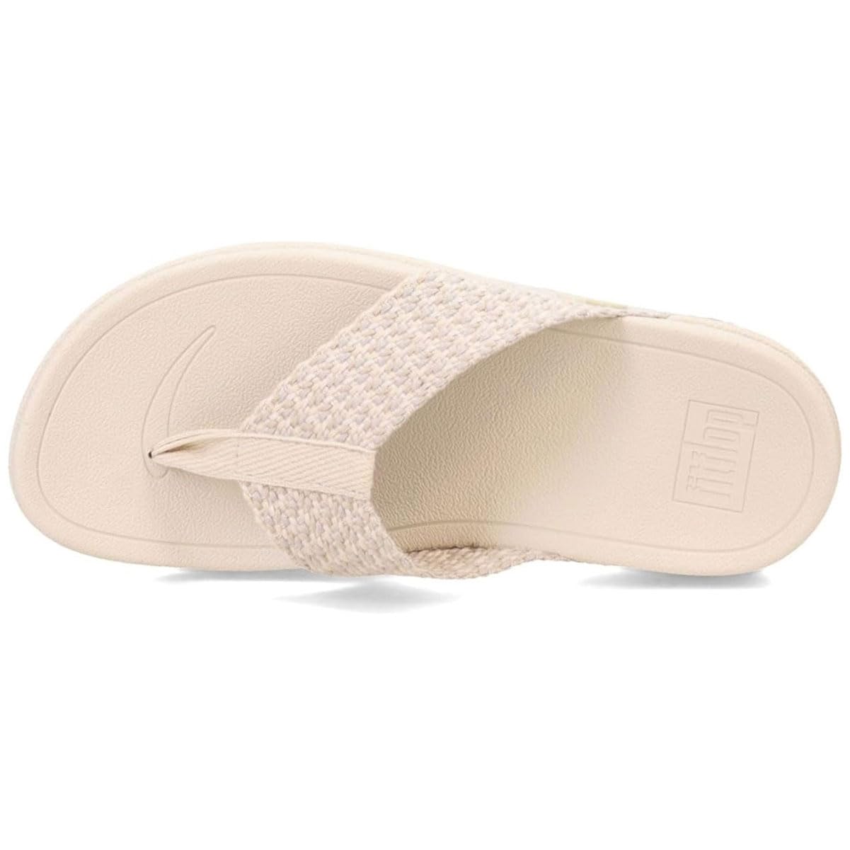 Foto 7 pulgar | Sandalias Fitflop Surfa Con Correas Multitonos, Puntera, Cuña, Beige - Venta Internacional.
