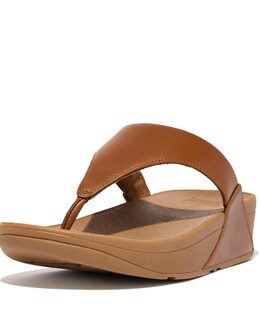Foto 1 | Sandalias Fitflop Lulu, Puntera De Piel, Color Canela Claro, Talla 8, Para Mujer - Venta Internacional.