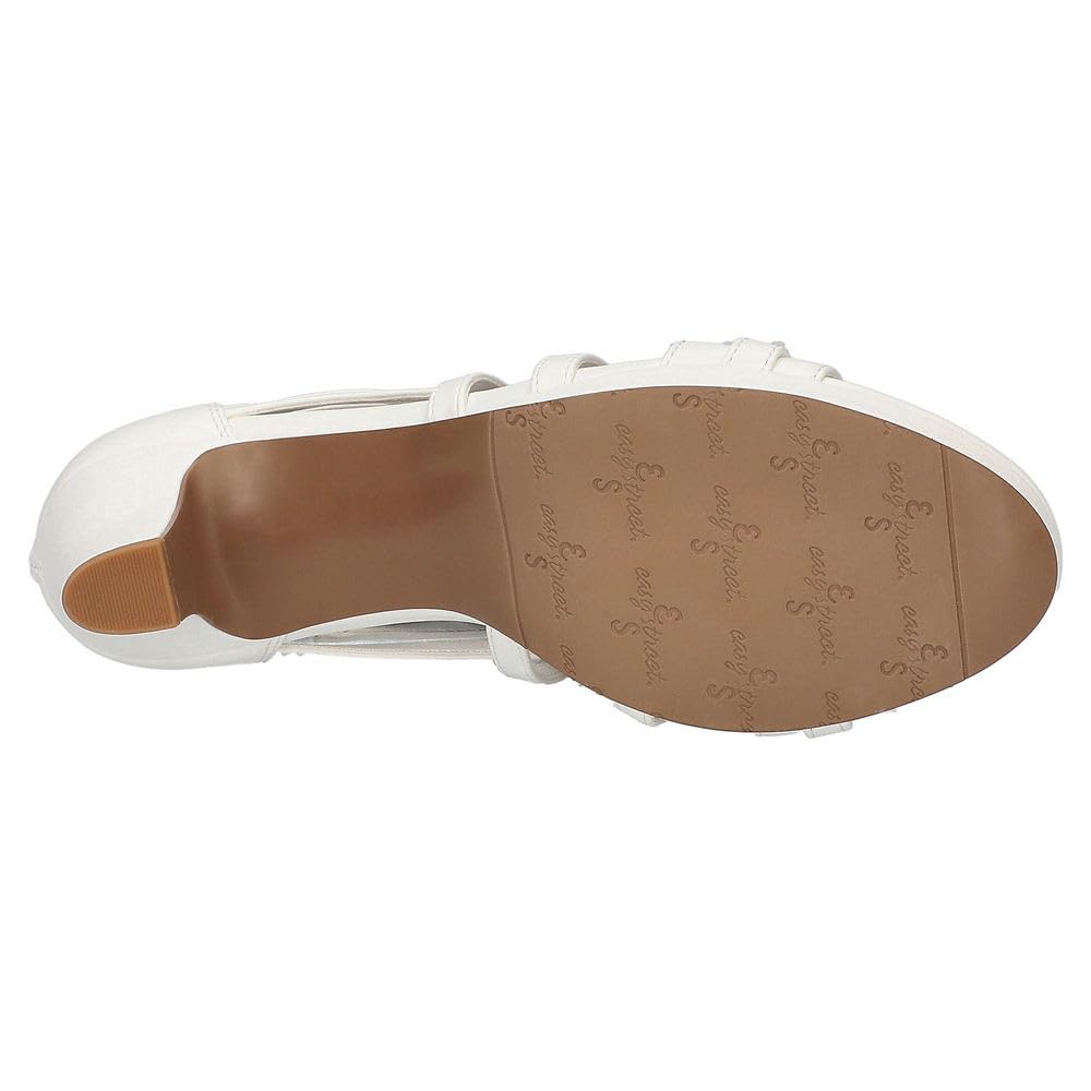 Foto 4 pulgar | Sandalia Easy Street Bee Con Tacón Para Mujer, Color Blanco, Talla 5 - Venta Internacional.