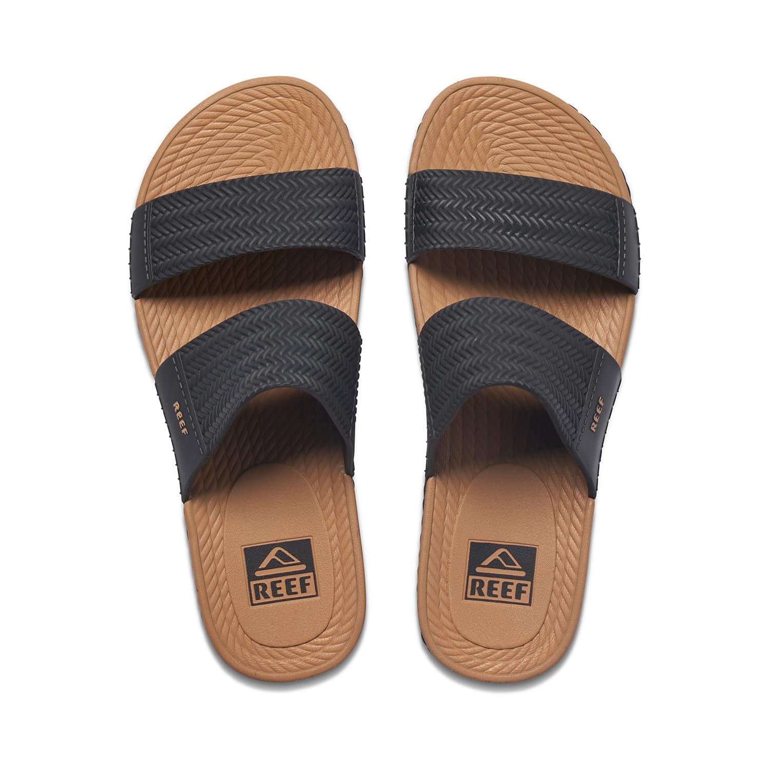Foto 3 pulgar | Sandalia Slide Reef Water Vista Para Mujer, Color Negro/marrón, Talla 5 - Venta Internacional.