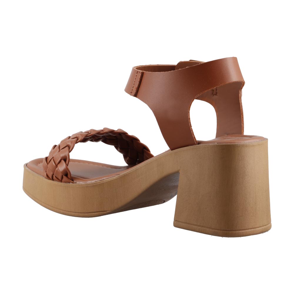 Foto 5 pulgar | Sandalia Real Jungle 21102 Tan/cognac Dama Sandalia De Vestir Tacón Ancho Talla 23 A 26 E