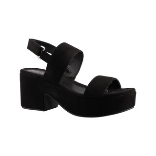 Foto 2 | Sandalias Real Jungle 5105 Negro Durazno Dama Casual Tacón Ancho Talla 23 A 26 E