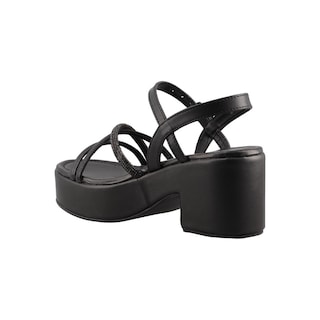Foto 4 | Sandalia Real Jungle 5306 Negro Dama Casual Tacon Ancho Bajo Talla 23 A 26 E