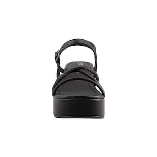 Foto 5 | Sandalia Real Jungle 5306 Negro Dama Casual Tacon Ancho Bajo Talla 23 A 26 E