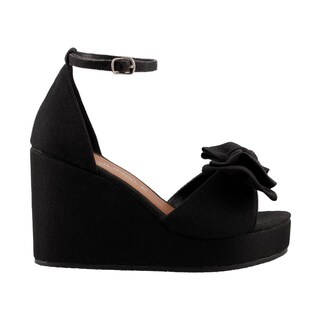 Foto 1 | Sandalias Real Jungle 21909 Negro Plataforma Dama Casual Talla 23 A 26 E