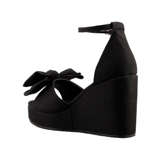 Foto 4 | Sandalias Real Jungle 21909 Negro Plataforma Dama Casual Talla 23 A 26 E